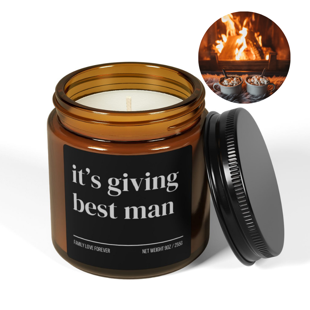 It's Giving Best Man Proposal Candle Favor, Best Man Gifts, Wedding Party Gifts, Wedding Party Favors