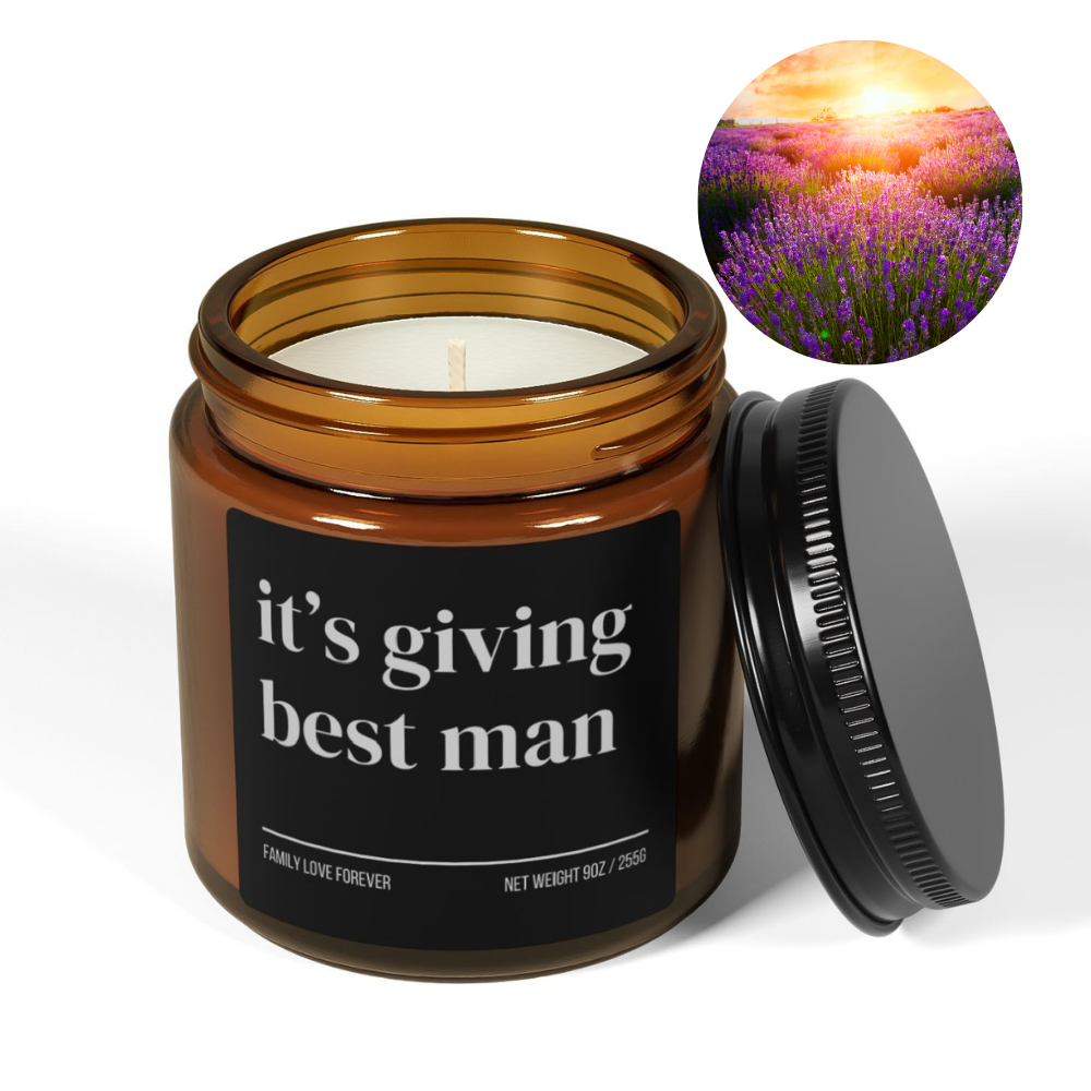 It's Giving Best Man Proposal Candle Favor, Best Man Gifts, Wedding Party Gifts, Wedding Party Favors