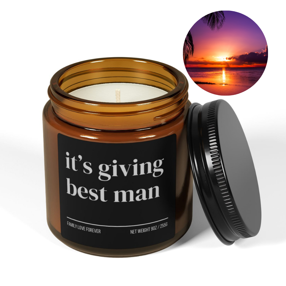 It's Giving Best Man Proposal Candle Favor, Best Man Gifts, Wedding Party Gifts, Wedding Party Favors