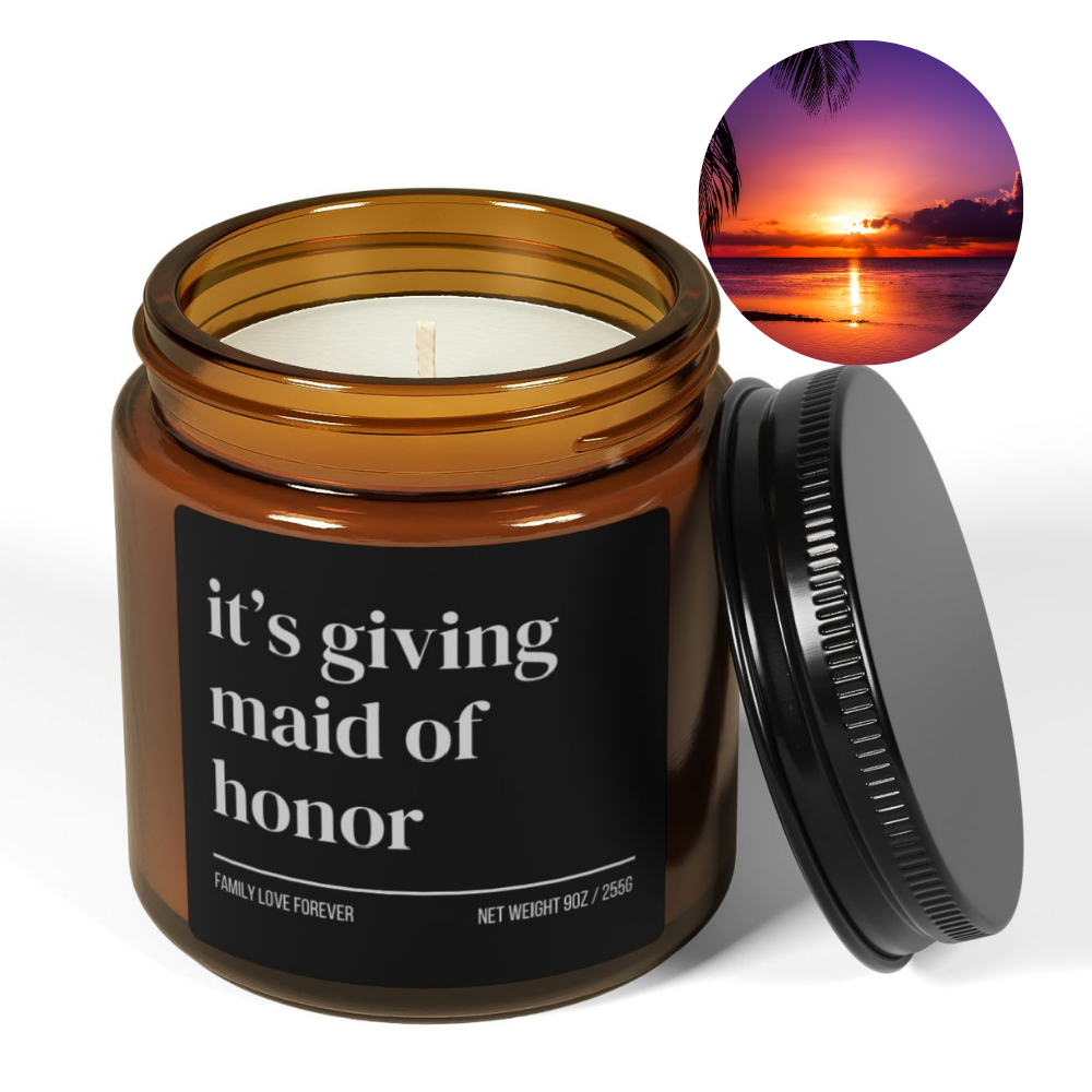 Its Giving Maid of Honor Proposal Candle Favor, Maid of Honor Gifts, Gift for Maid of Honor MOH Gift