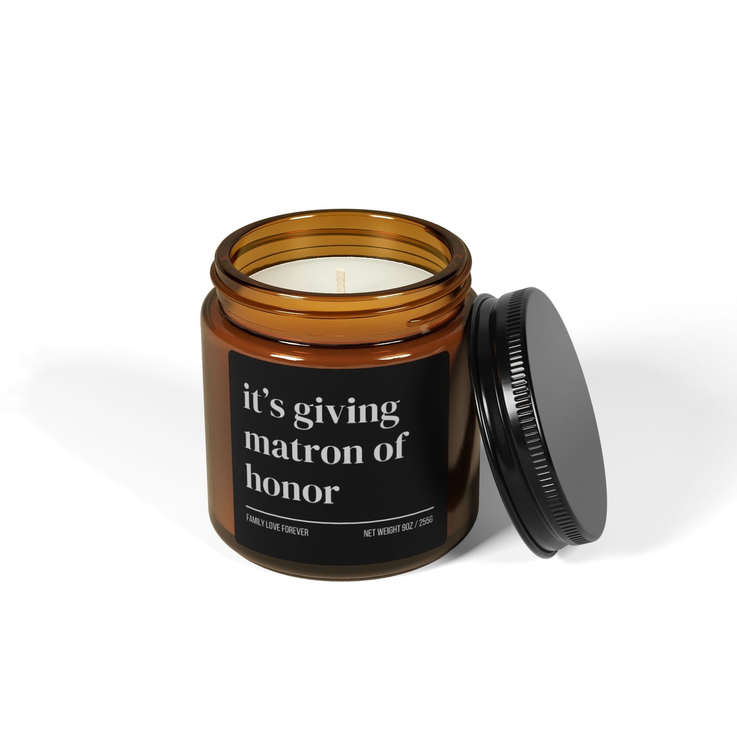 It’s Giving Matron of Honor Candle • Bridesmaid Proposal Gift • Wedding Party Favor • Hand-Poured Soy Wax Candle