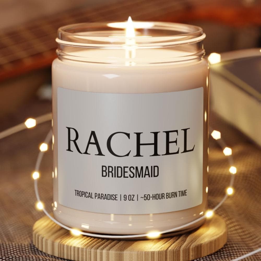 Bridesmaid Proposal Candle | Maid of Honor Gift | Personalized Bridesmaid Candles | Bridal Party Gifts | Custom Bridesmaid Ask Gift