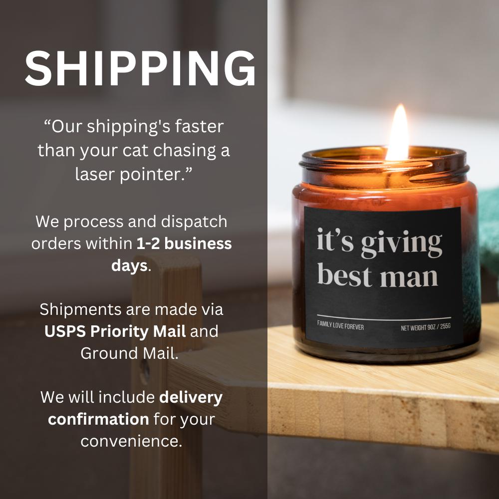 Best Man Proposal Gift Favor, It's Giving Best Man Candle, Best Man Gifts, Wedding Party Gifts, Wedding Party Favors