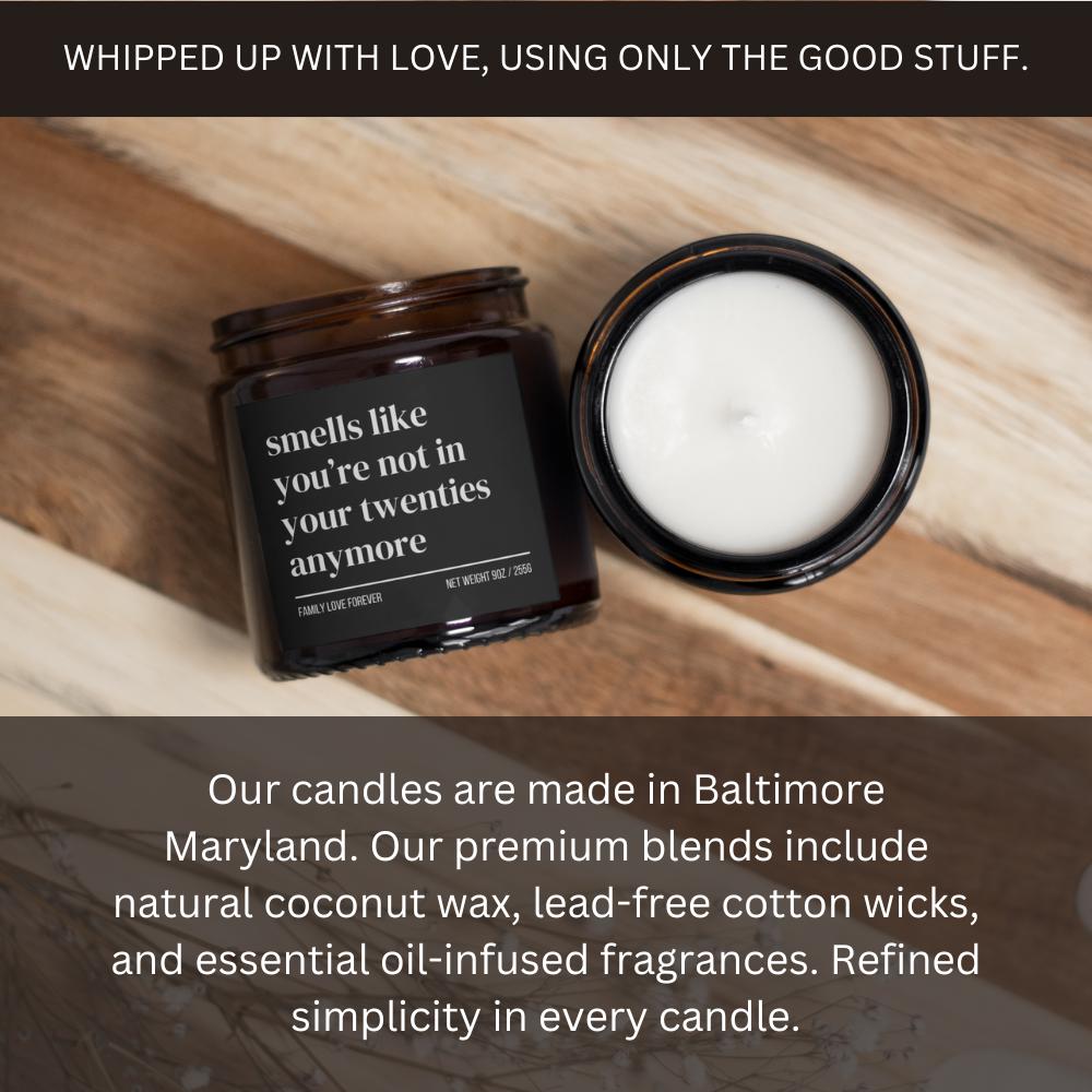 30th Birthday Gift Smells like your twenties are over Candle Funny Birthday Gifts Milestone Birthday Gifts for turning 30 Birthday Candle