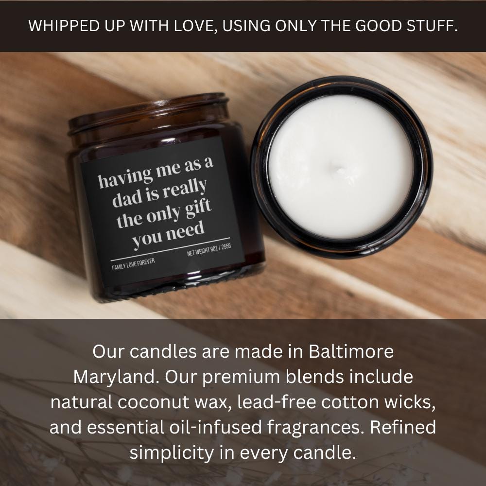 Daughter Birthday Gift From Dad Having Me As A Dad Candle Funny Daughter Gift Christmas Gift for Daughter