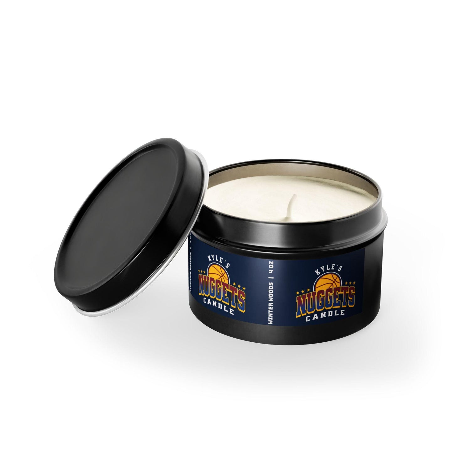 Personalized Denver Nuggets Candle | NBA Nuggets Basketball Fan Gift | Nuggets Fan Gift for Him
