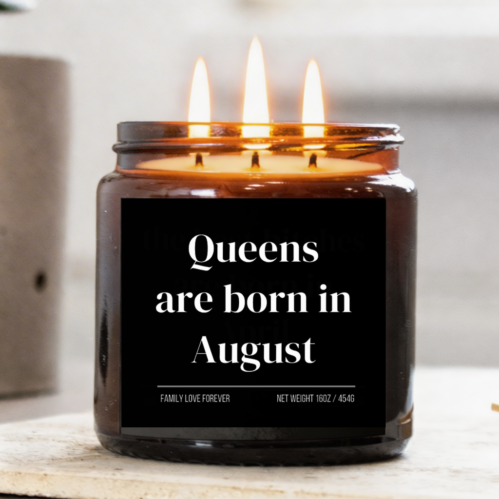 queens are born in august candle