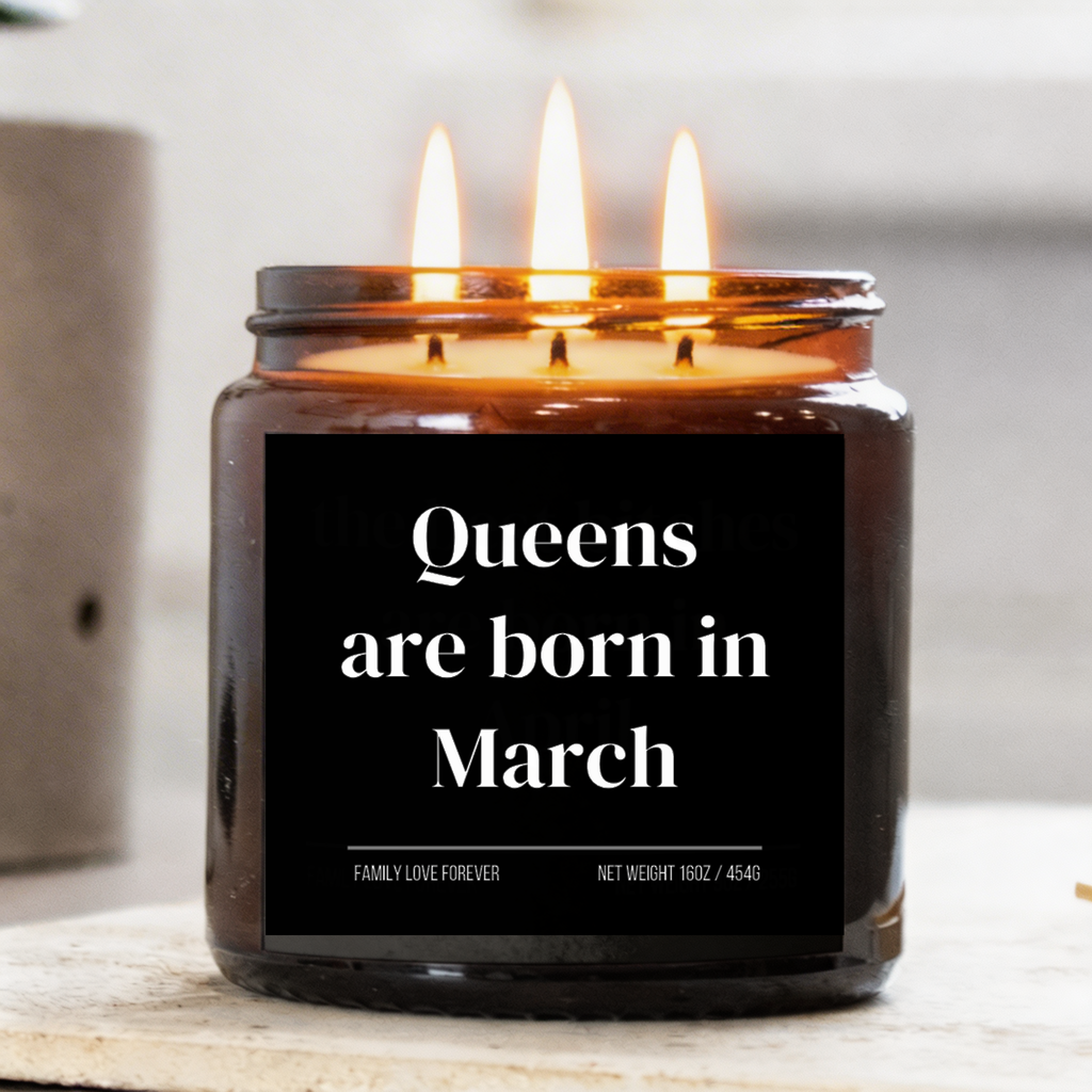 queens are born in march candle