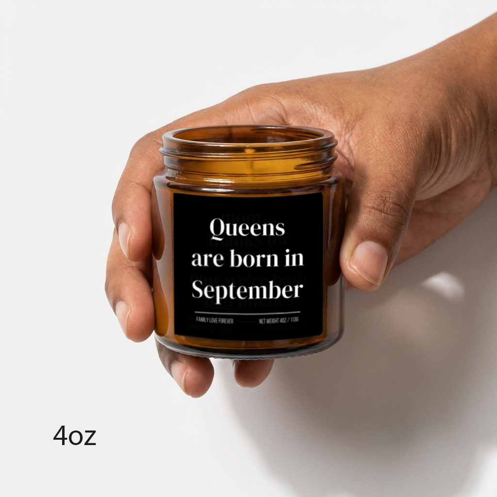 queens are born in september candle