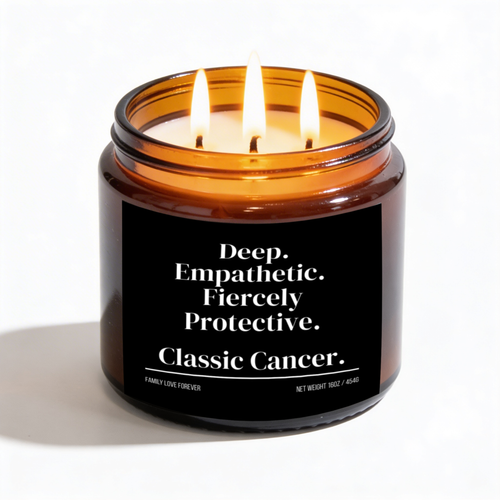 Classic Cancer Candle | Deep. Empathetic. Fiercely Protective.