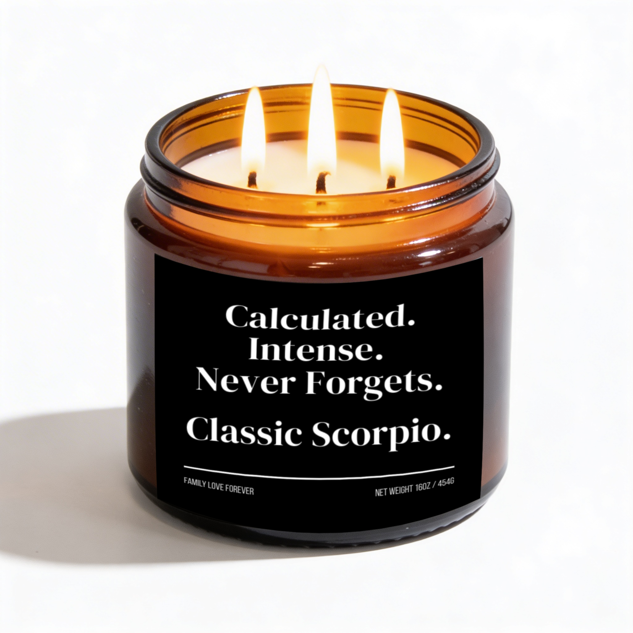 Classic Scorpio Candle | Calculated. Intense. Never Forgets.