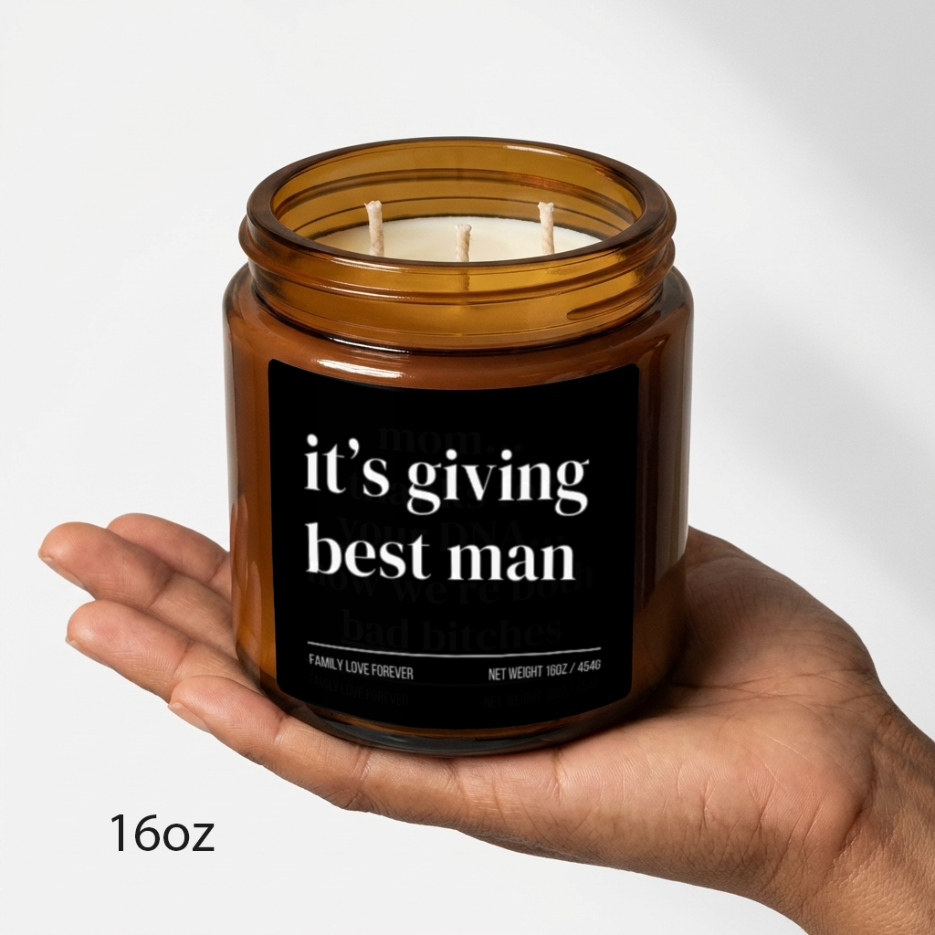 it's giving best man candle