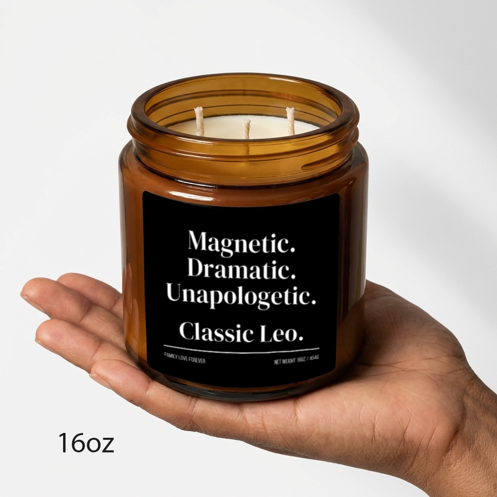 Classic Leo Candle | Magnetic. Dramatic. Unapologetic.