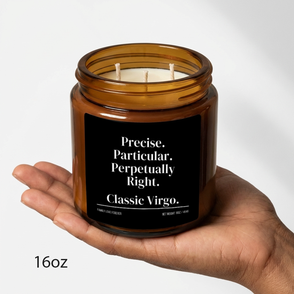 Classic Virgo Candle | Precise. Particular. Perpetually Right.