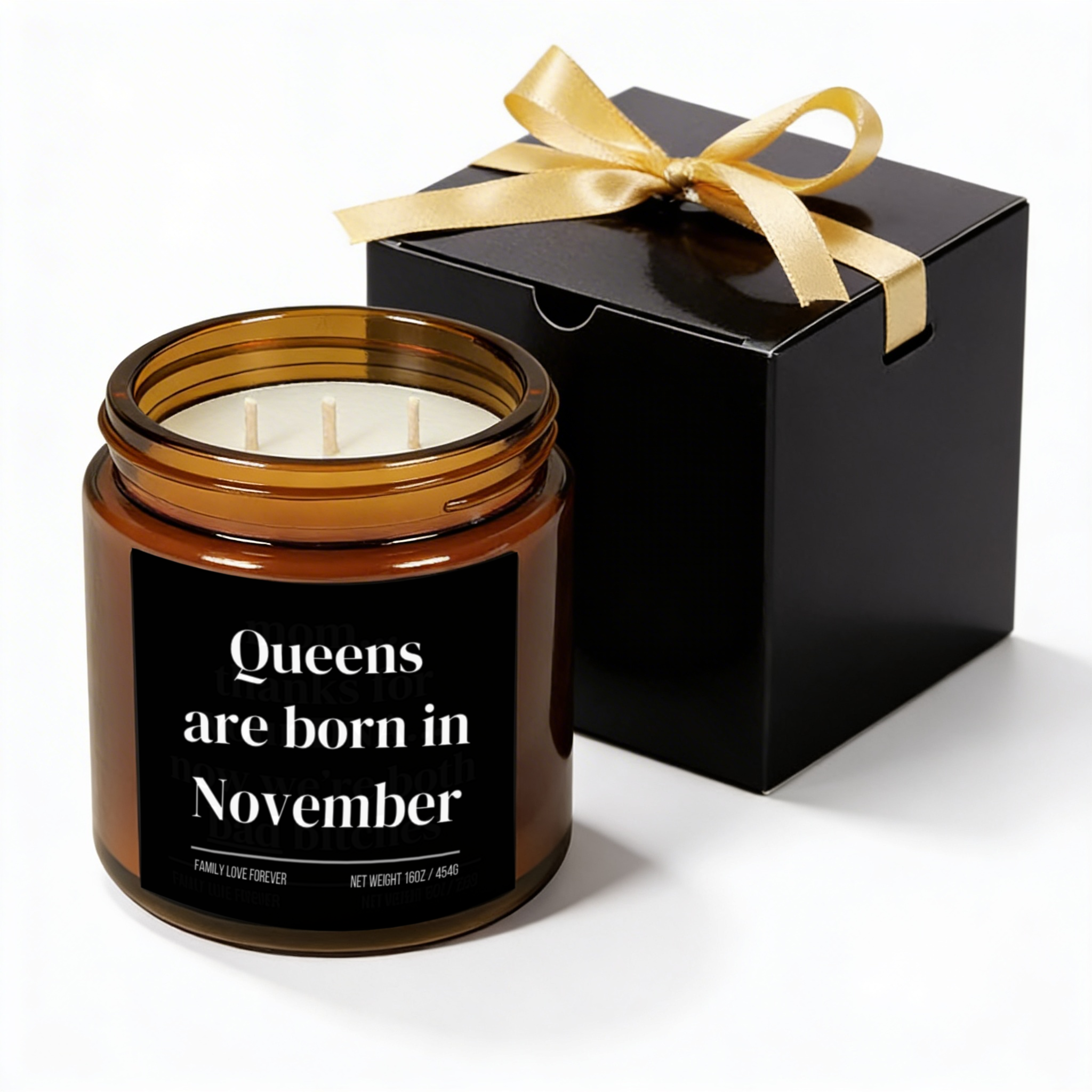 queens are born in november candle