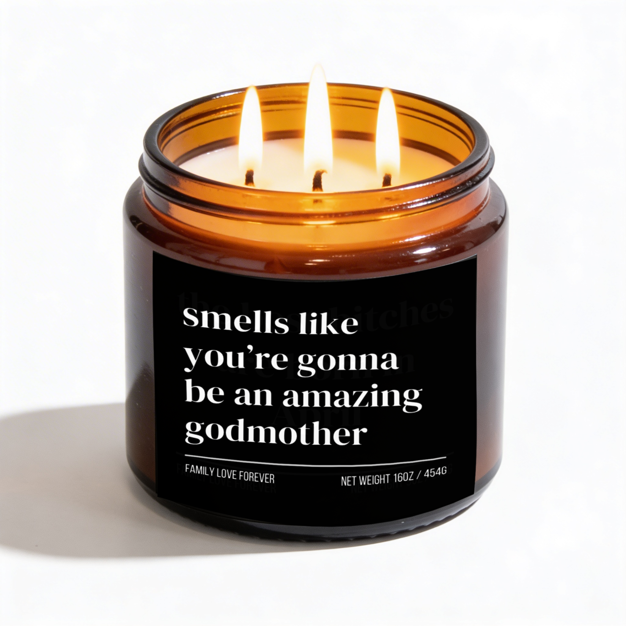 smells like you're gonna be an amazing godmother