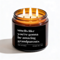 The "Smells Like You're Gonna Be Amazing Grandparents" Candle — The Perfect Pregnancy Announcement Gift for Grandparents