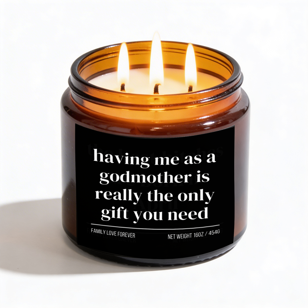 having me as a godmother candle
