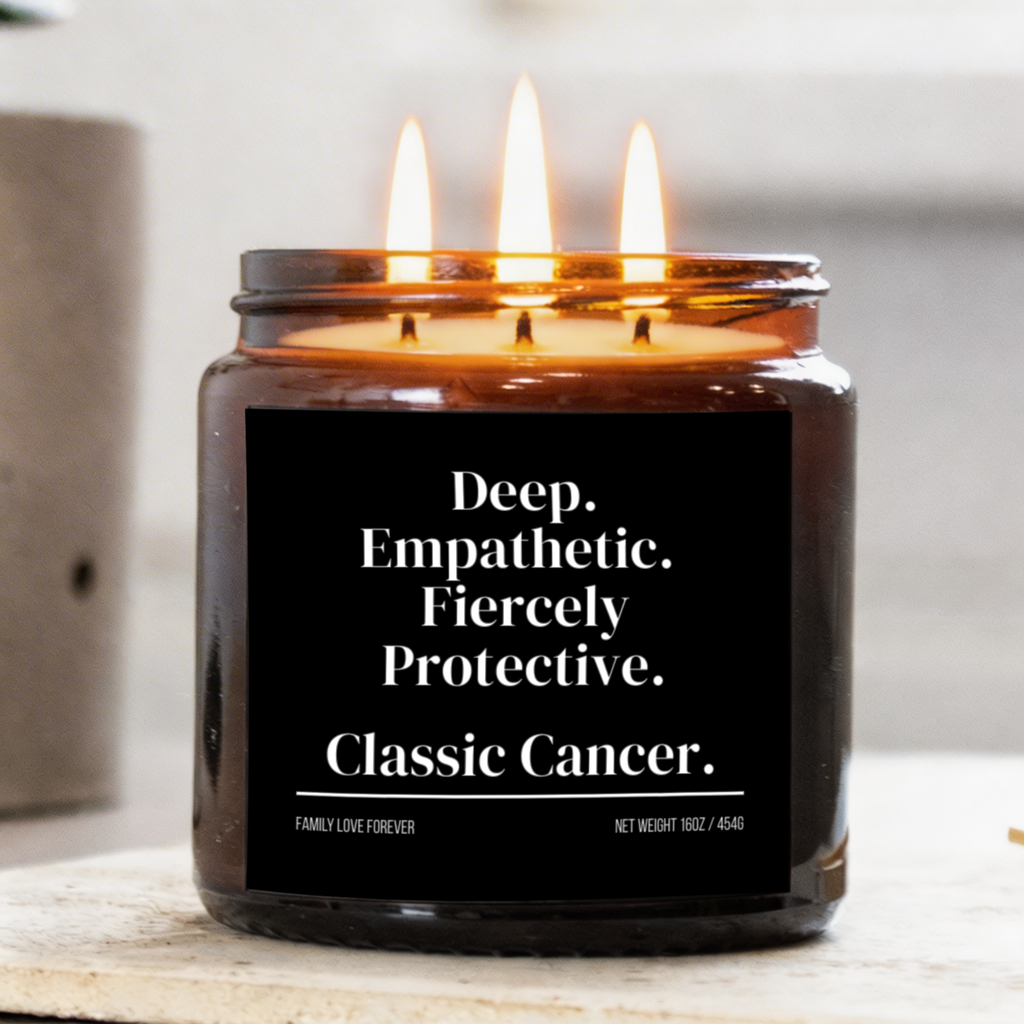 Classic Cancer Candle | Deep. Empathetic. Fiercely Protective.