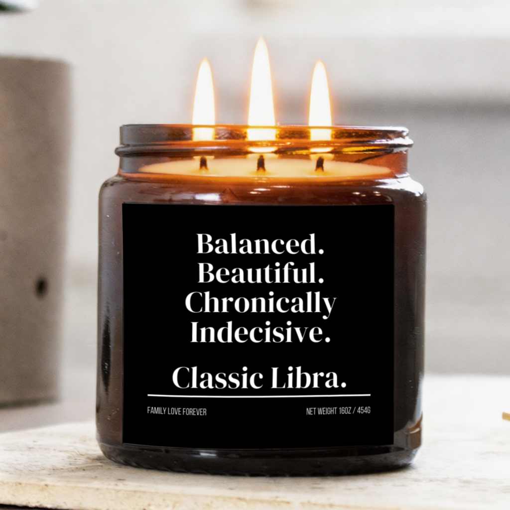Classic Libra Candle | Balanced. Beautiful. Chronically Indecisive.