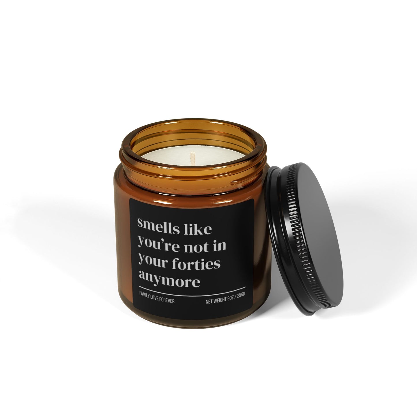 Smells Like You’re Not in Your Forties Anymore Candle — Funny 50th Birthday Gift, Hand-Poured Soy Wax