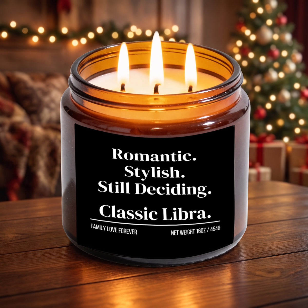 The "Romantic. Stylish. Still Deciding. Classic Libra." Candle — Simone's Candle from FORBIDDEN