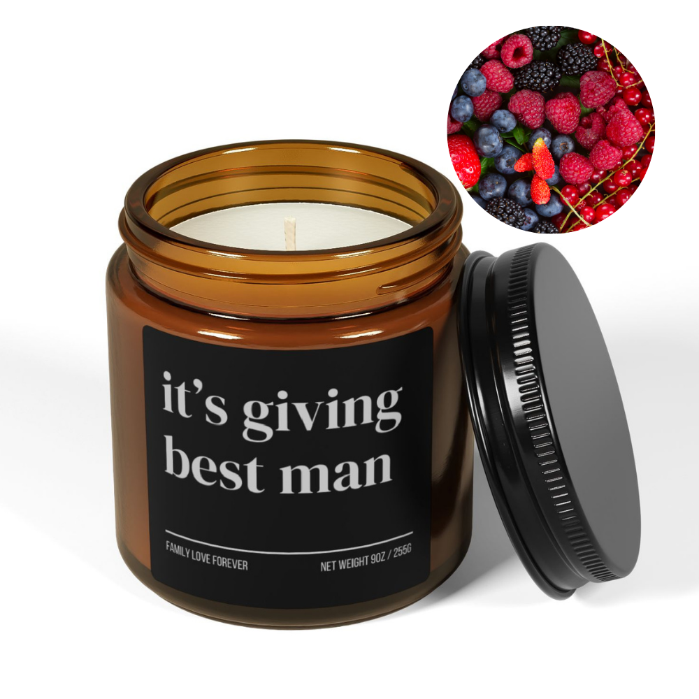 It's Giving Best Man Proposal Candle Favor, Best Man Gifts, Wedding Party Gifts, Wedding Party Favors