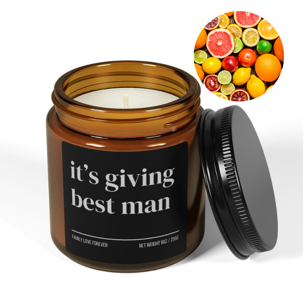It's Giving Best Man Proposal Candle Favor, Best Man Gifts, Wedding Party Gifts, Wedding Party Favors
