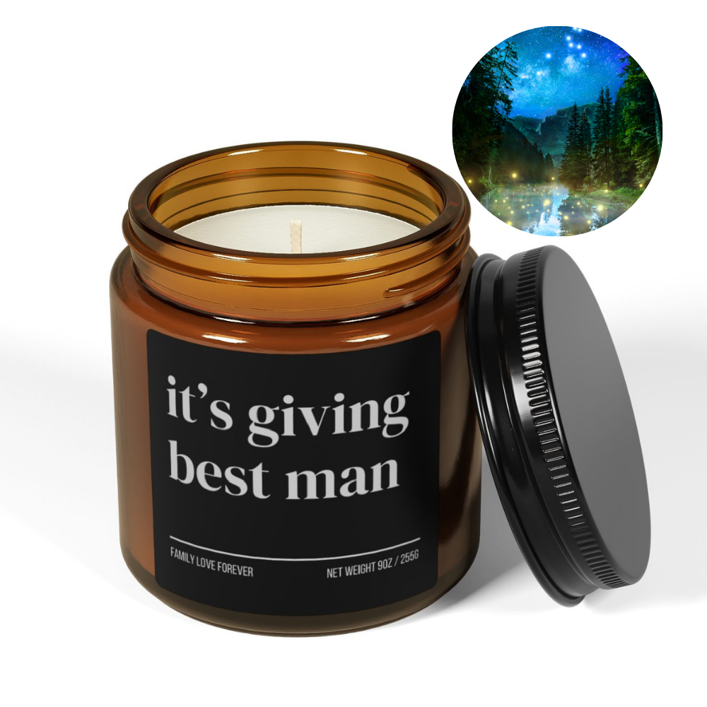It's Giving Best Man Proposal Candle Favor, Best Man Gifts, Wedding Party Gifts, Wedding Party Favors