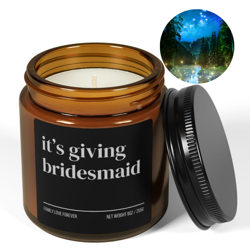 It's Giving Bridesmaid Proposal Candle Favor, Bridesmaid Gifts, Wedding Party Gifts, Wedding Party Favors