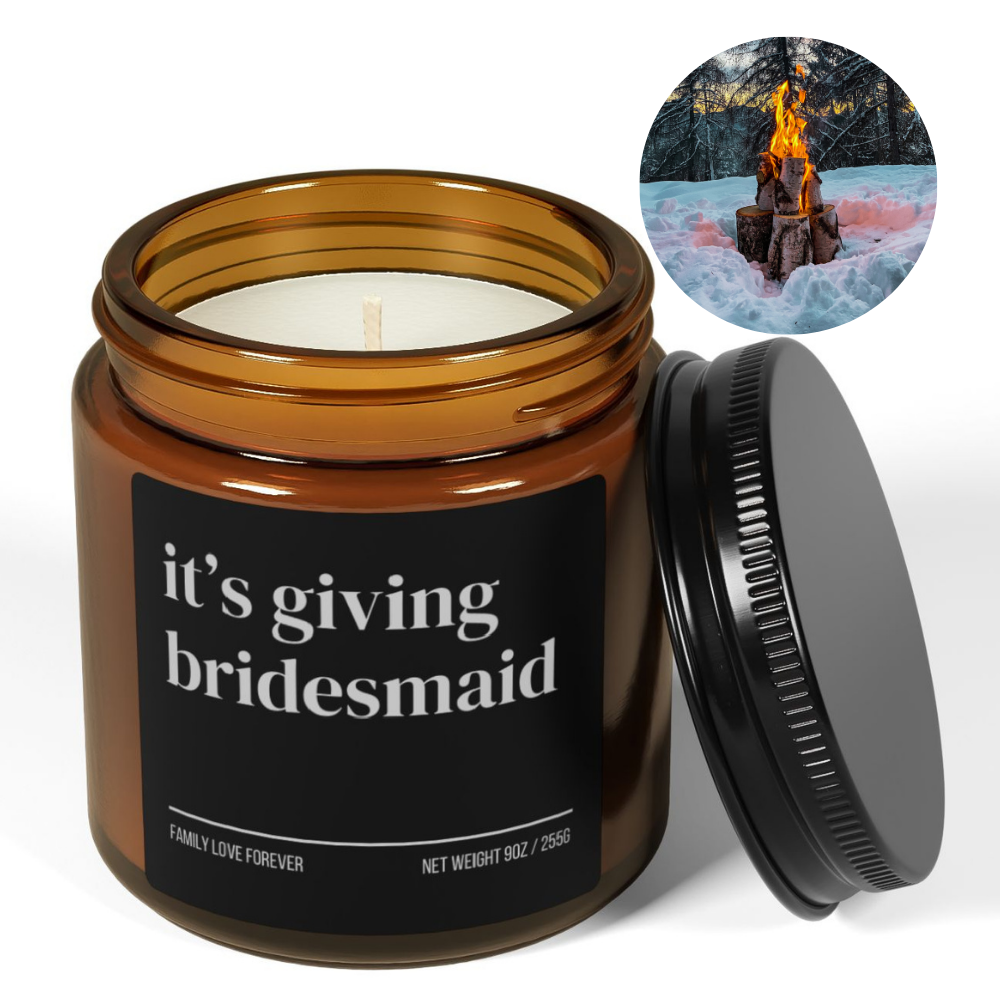 It's Giving Bridesmaid Proposal Candle Favor, Bridesmaid Gifts, Wedding Party Gifts, Wedding Party Favors
