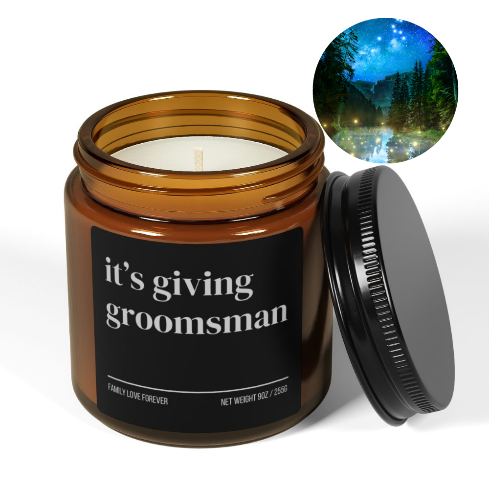 It's Giving Groomsman Proposal Candle Favor, Groomsman Gifts, Wedding Party Gifts, Wedding Party Favors