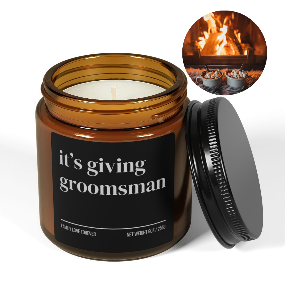 It's Giving Groomsman Proposal Candle Favor, Groomsman Gifts, Wedding Party Gifts, Wedding Party Favors