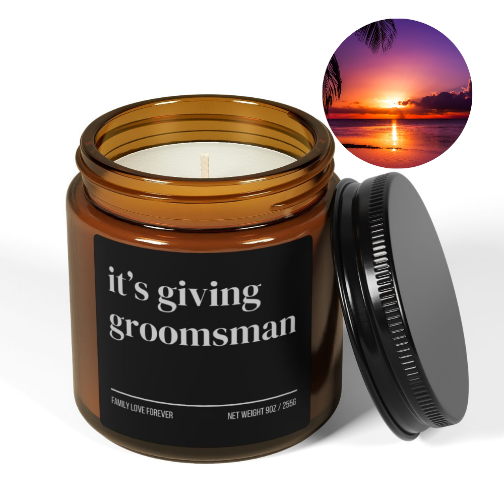 It's Giving Groomsman Proposal Candle Favor, Groomsman Gifts, Wedding Party Gifts, Wedding Party Favors