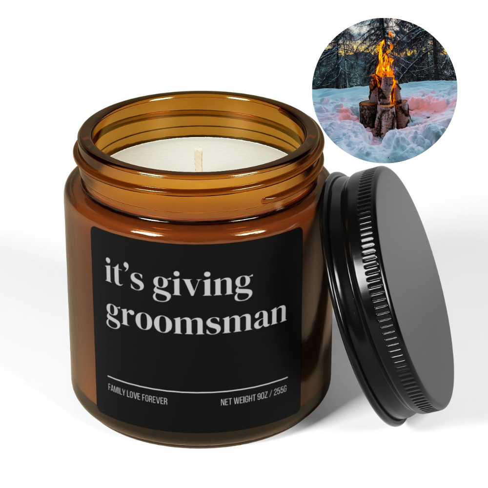 It's Giving Groomsman Proposal Candle Favor, Groomsman Gifts, Wedding Party Gifts, Wedding Party Favors