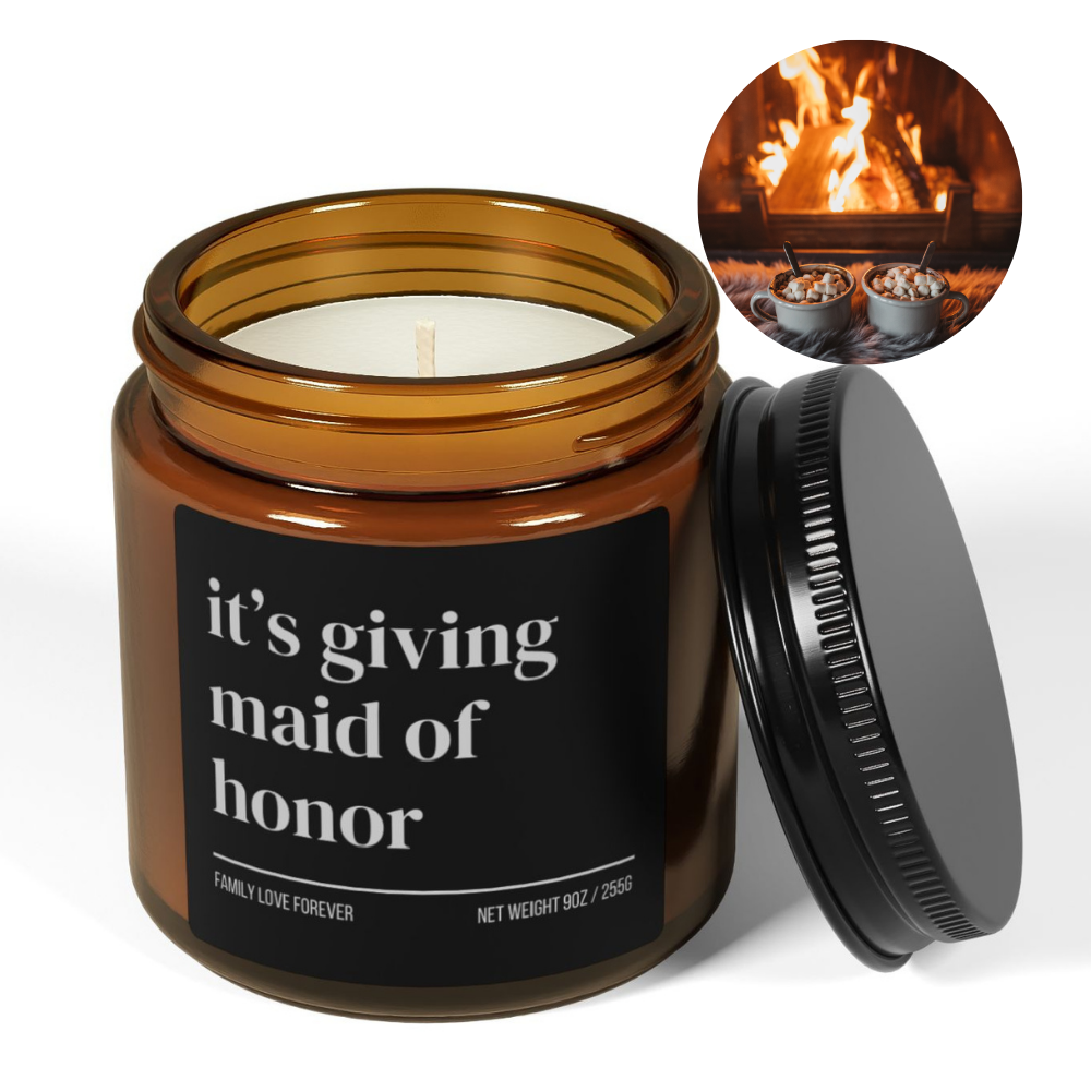 Its Giving Maid of Honor Proposal Candle Favor, Maid of Honor Gifts, Gift for Maid of Honor MOH Gift