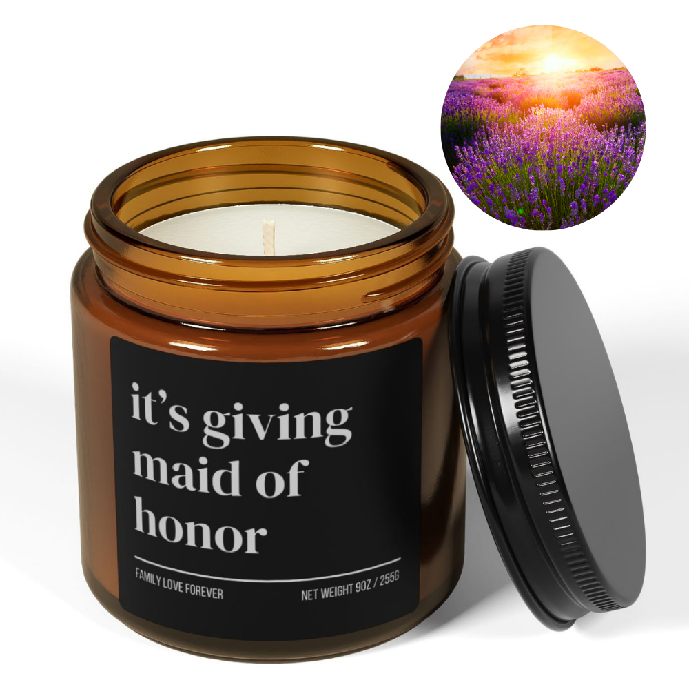 Its Giving Maid of Honor Proposal Candle Favor, Maid of Honor Gifts, Gift for Maid of Honor MOH Gift