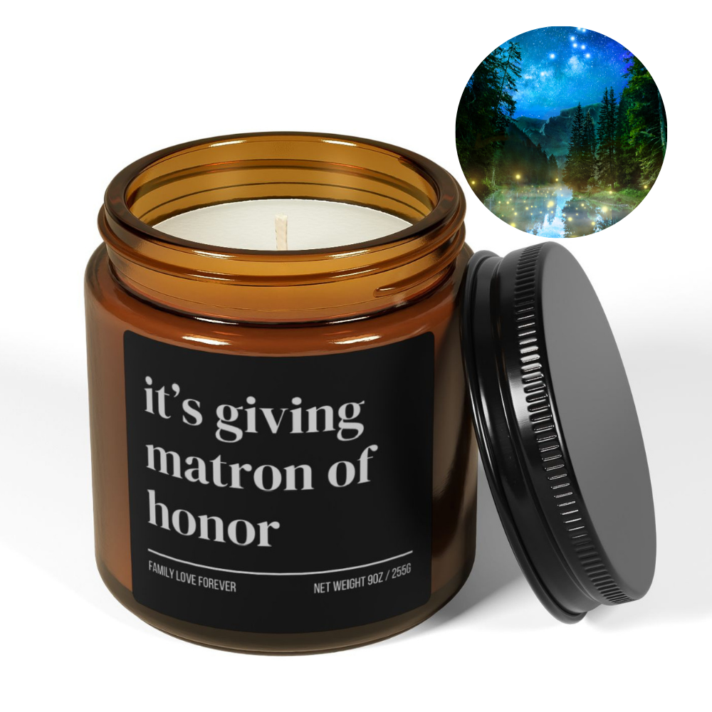 Its Giving Matron of Honor Proposal Candle Favor, Matron of Honor Gifts, Gift for Matron of Honor MOH Gift