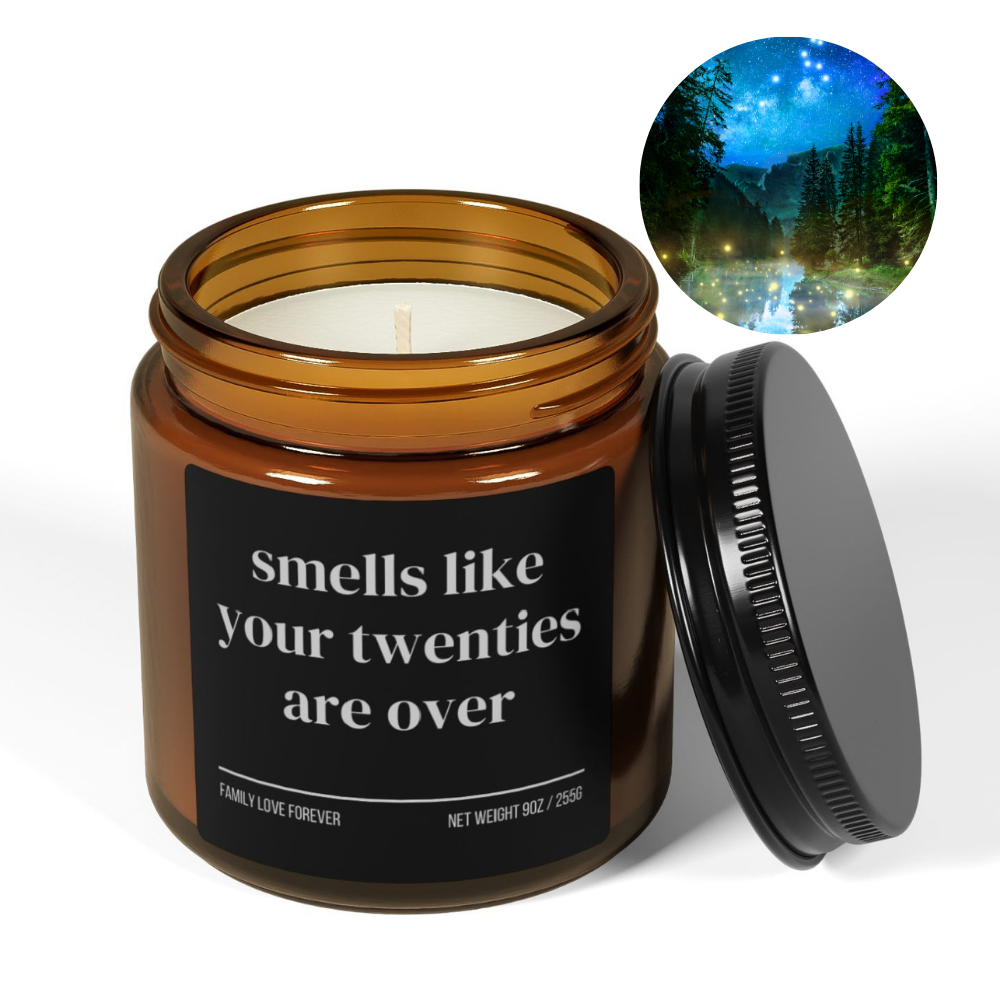 Smells Like Your Twenties Are Over Funny 30th Milestone Birthday Candle Gift for Turning 30 Birthday Candle