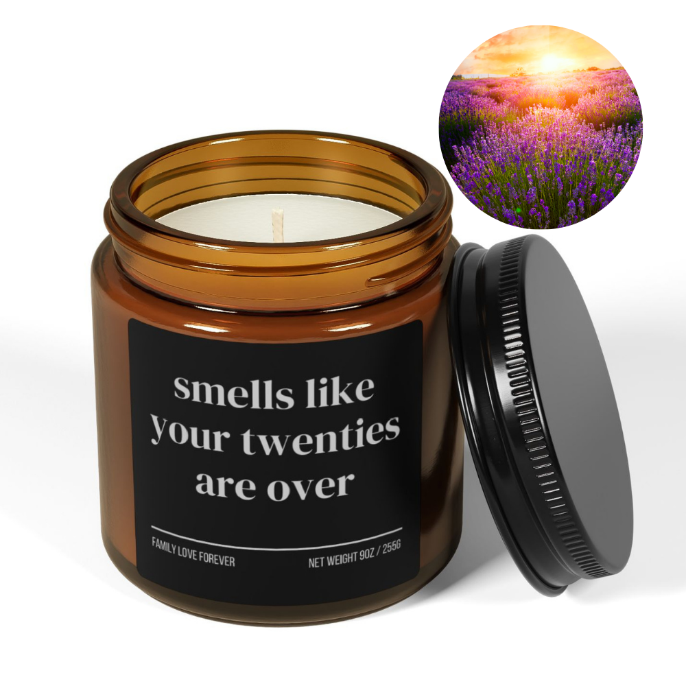 Smells Like Your Twenties Are Over Funny 30th Milestone Birthday Candle Gift for Turning 30 Birthday Candle