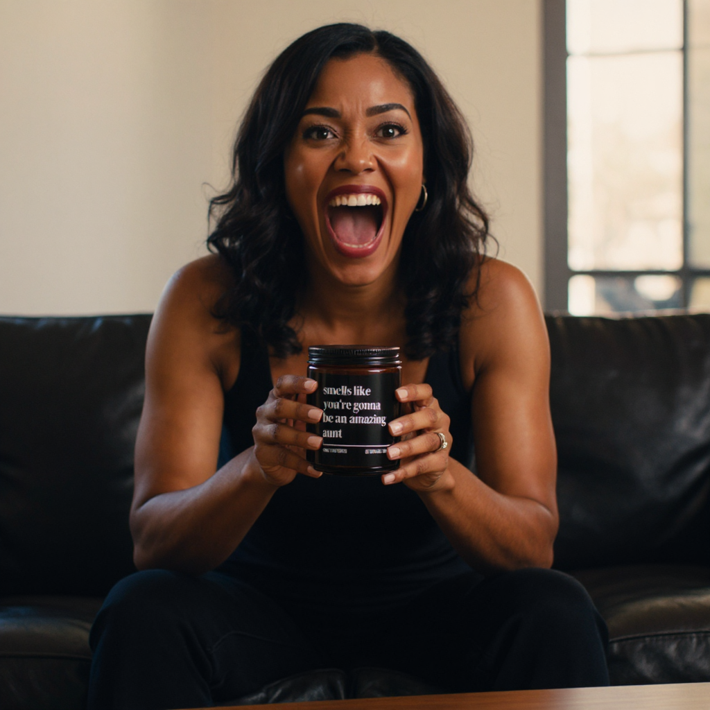 The "Smells Like You're Gonna Be an Amazing Aunt" Candle — The Perfect Aunt Announcement Gift
