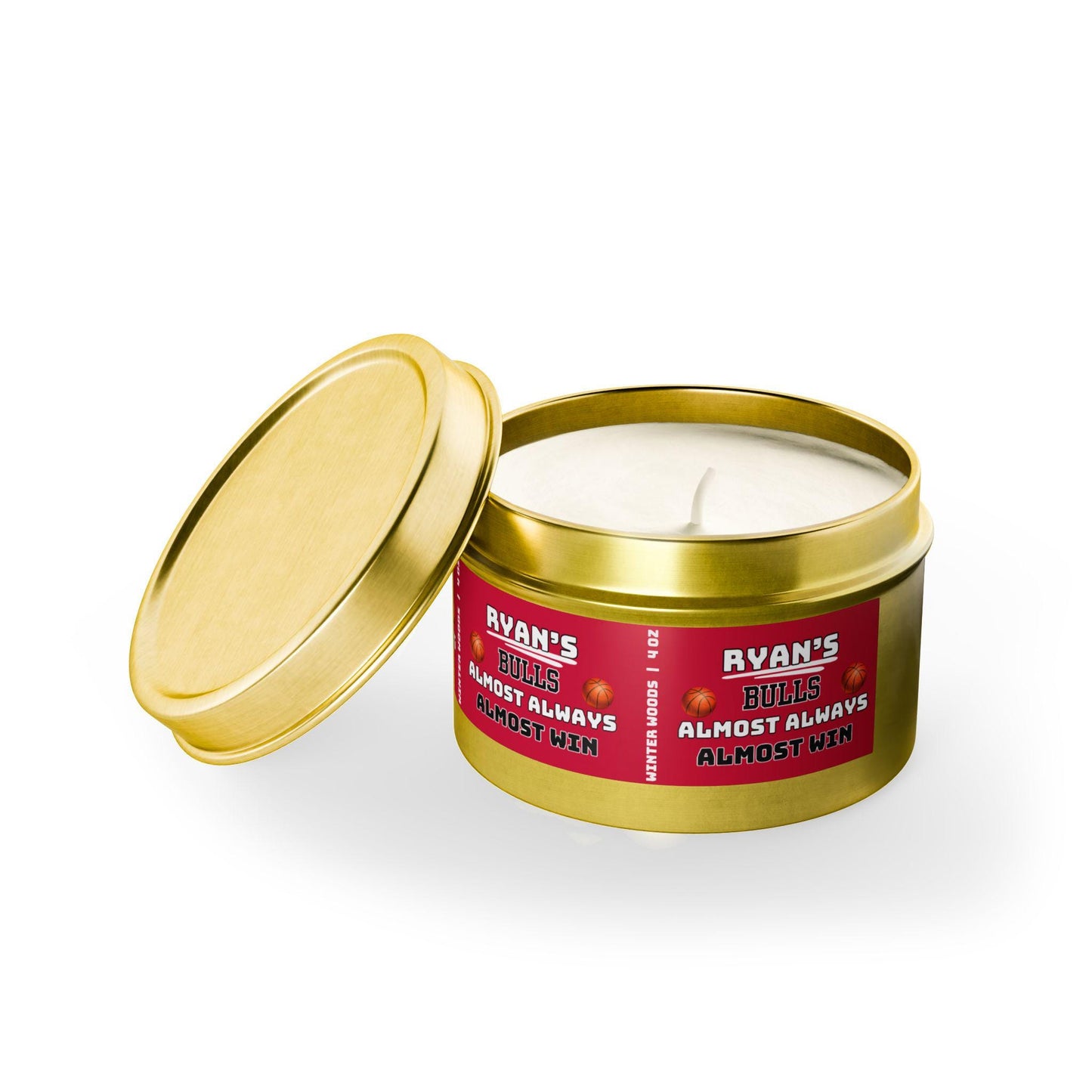 Chicago Bulls Always Almost Win Personalized Candle | NBA Bulls Basketball Fan Gift | Bulls Fan Gift for Him