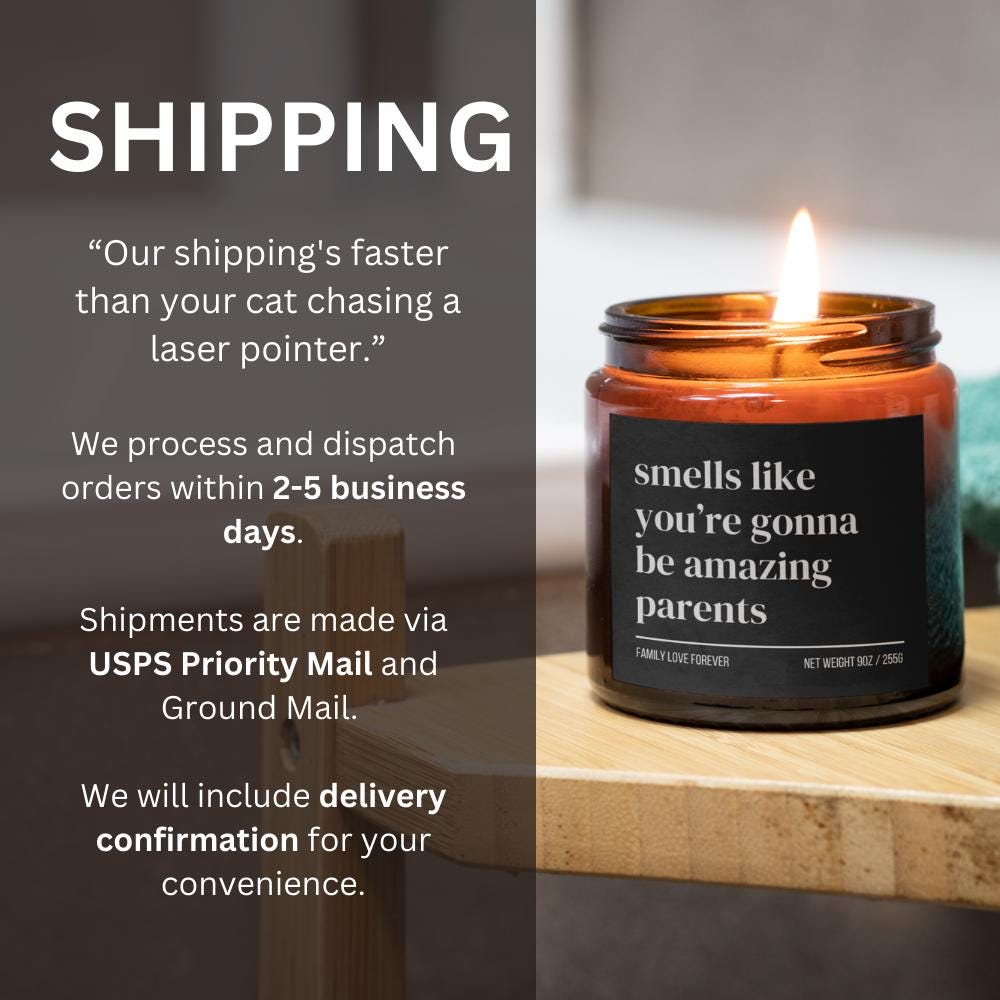 Smells Like You’re Gonna Be Amazing Parents Candle — Personalized Pregnancy Announcement Gift, Hand-Poured Soy Wax