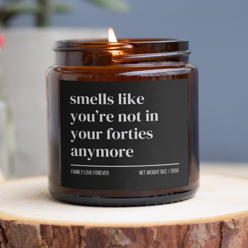 50th Birthday gift for women, Gifts for turning 50, 50th Birthday gifts for her, Smells like not in your 40s, Mom 50th Birthday Gift for her