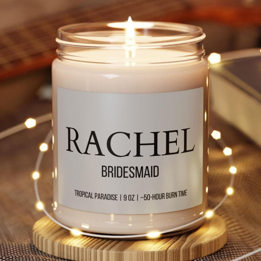 Bridesmaid Proposal Candle | Maid of Honor Gift | Personalized Bridesmaid Candles | Bridal Party Gifts | Custom Bridesmaid Ask Gift