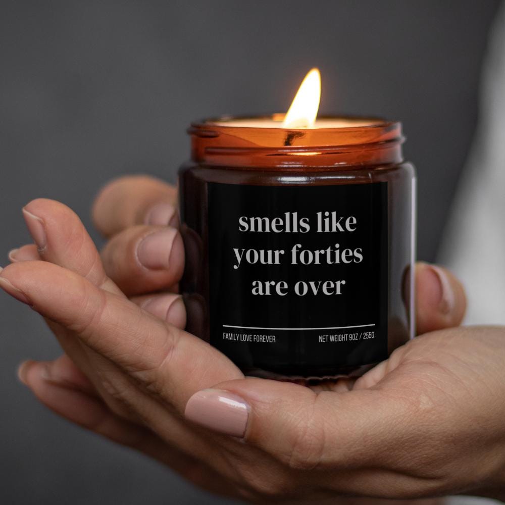 50th Birthday gift for women Smells like your forties are over 50th Birthday gifts for her Mom 50th Birthday Gift for her