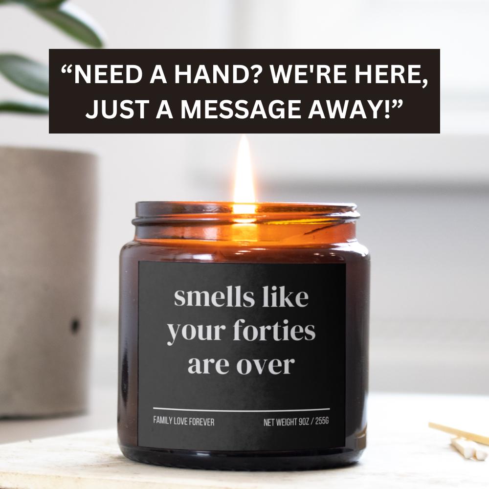 50th Birthday gift for women Smells like your forties are over 50th Birthday gifts for her Mom 50th Birthday Gift for her