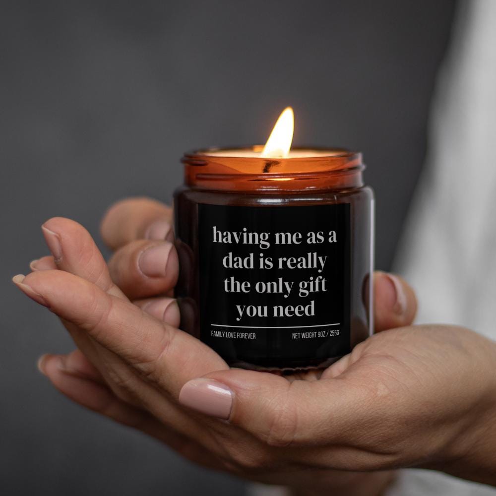 Daughter Birthday Gift From Dad Having Me As A Dad Candle Funny Daughter Gift Christmas Gift for Daughter