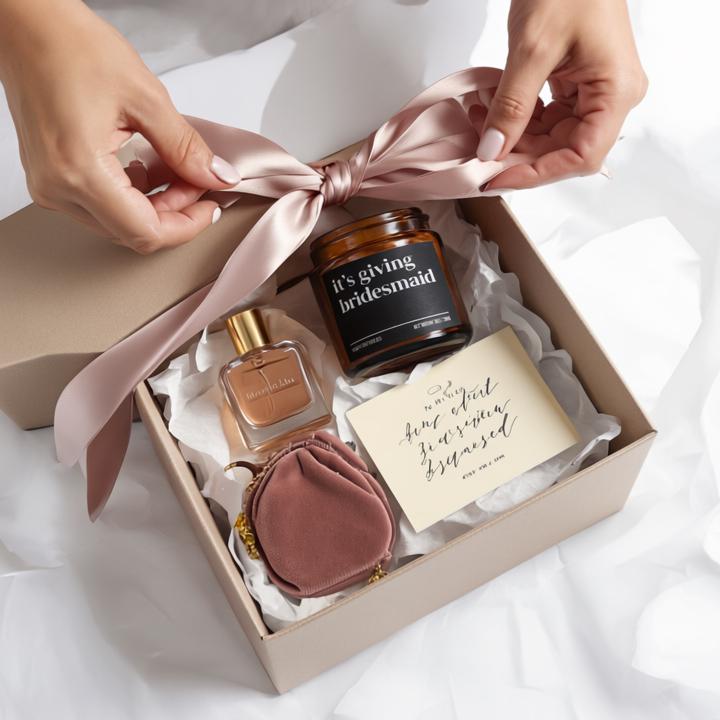 It’s Giving Bridesmaid Candle — Funny Wedding Proposal Gift for Bridesmaids, Hand-Poured Soy Wax